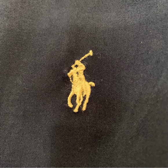 Vintage / Classic Navy Blue Polo Ralph Lauren Windbreaker w/ Collar Mens XXL - Picture 9 of 9